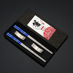 Stainless Steel Chopsticks 2-Pairs Gift Set | 2 Colours