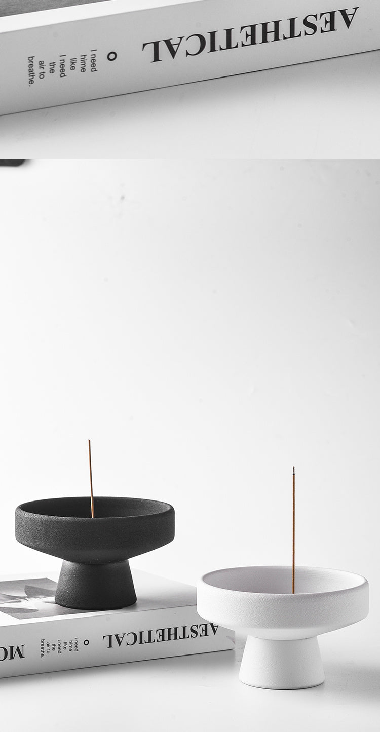 Zen Pedestal Ceramic Incense Diffuser | 2 Colours