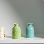 Mini Flower Petals Series | Glazed Porcelain Vase (5 Colours)