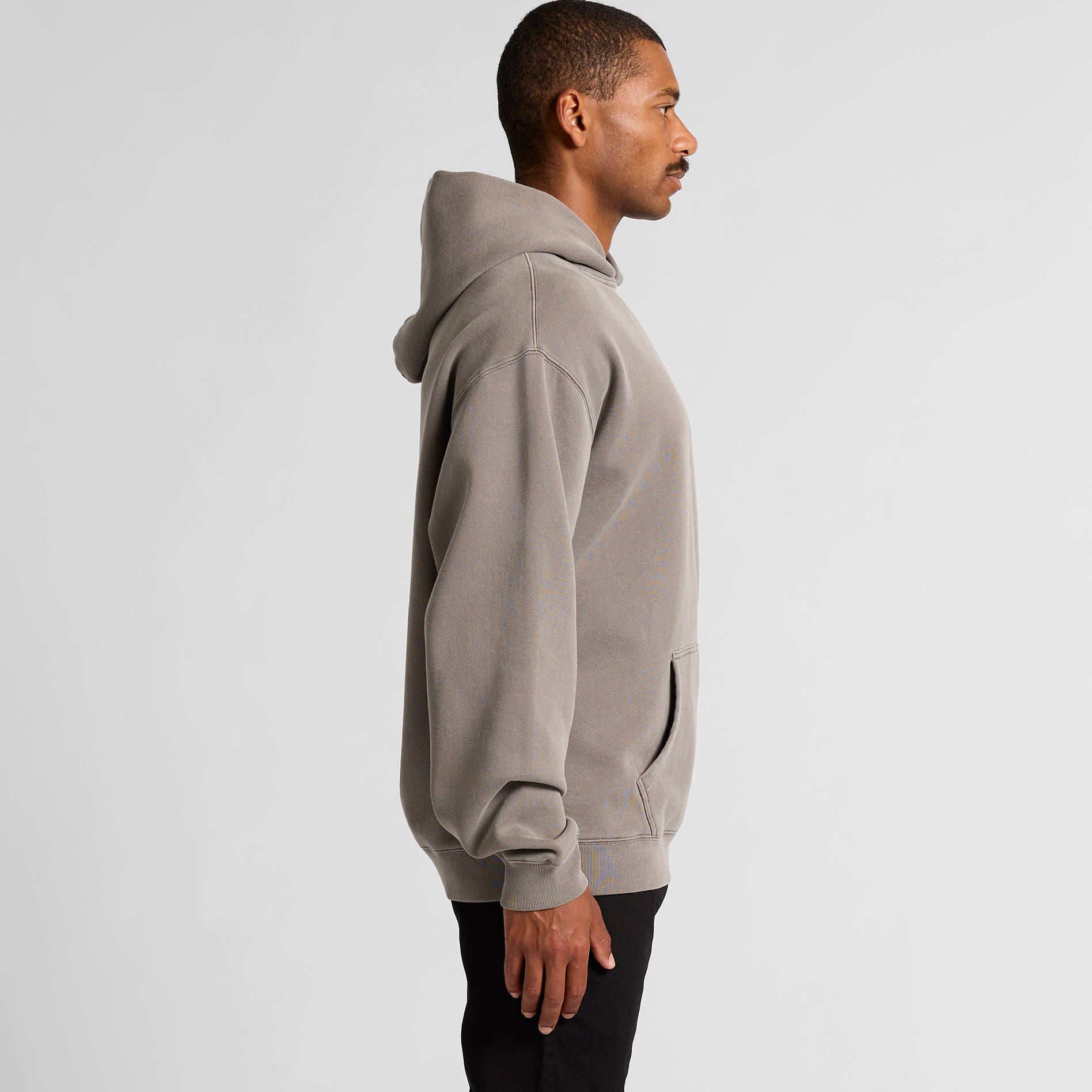 ASUREI Eco-Friendly Men Relax Faded Hoodie | 3 Colours | Taupe