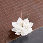Porcelain White Lotus Incense Diffuser | 2 Sizes