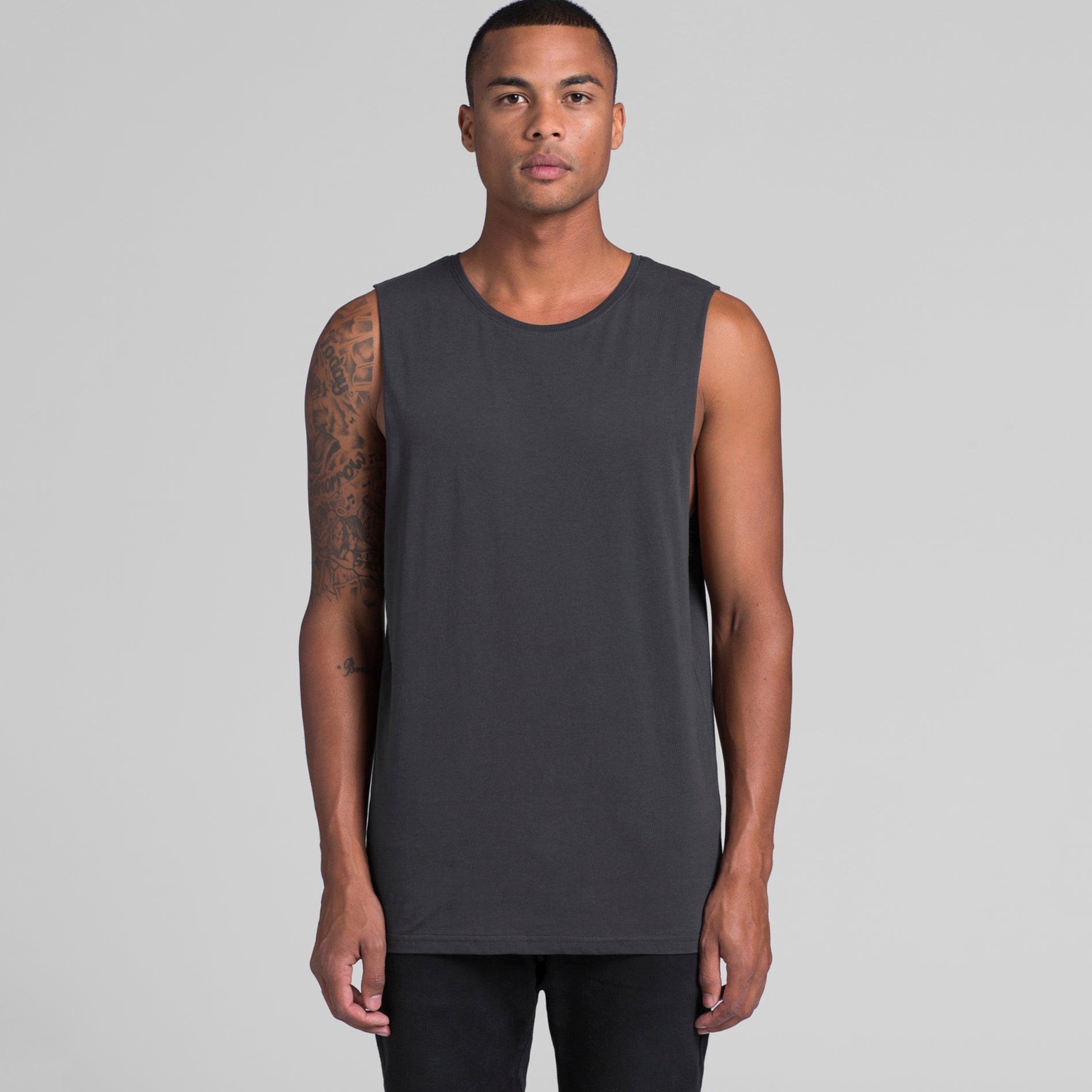 ASUREI Men Active Athlete Tank Top | 3 Colours | Coal