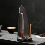 Mountain & Lake Backflow Incense Ceramic Burner