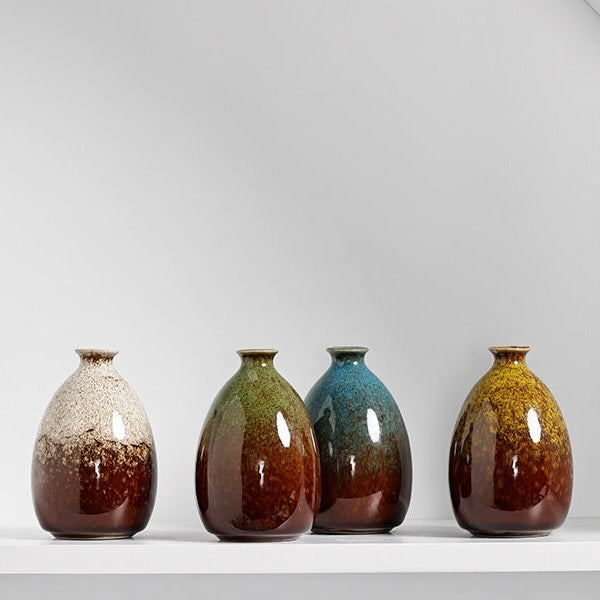 Kiln Series | Glaze Porcelain Vase (4 Colours)