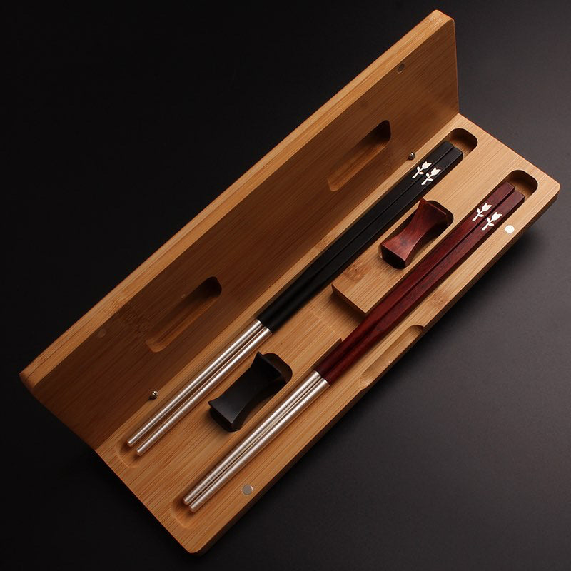 Pure Silver Chopsticks Gift Set | 16 Styles