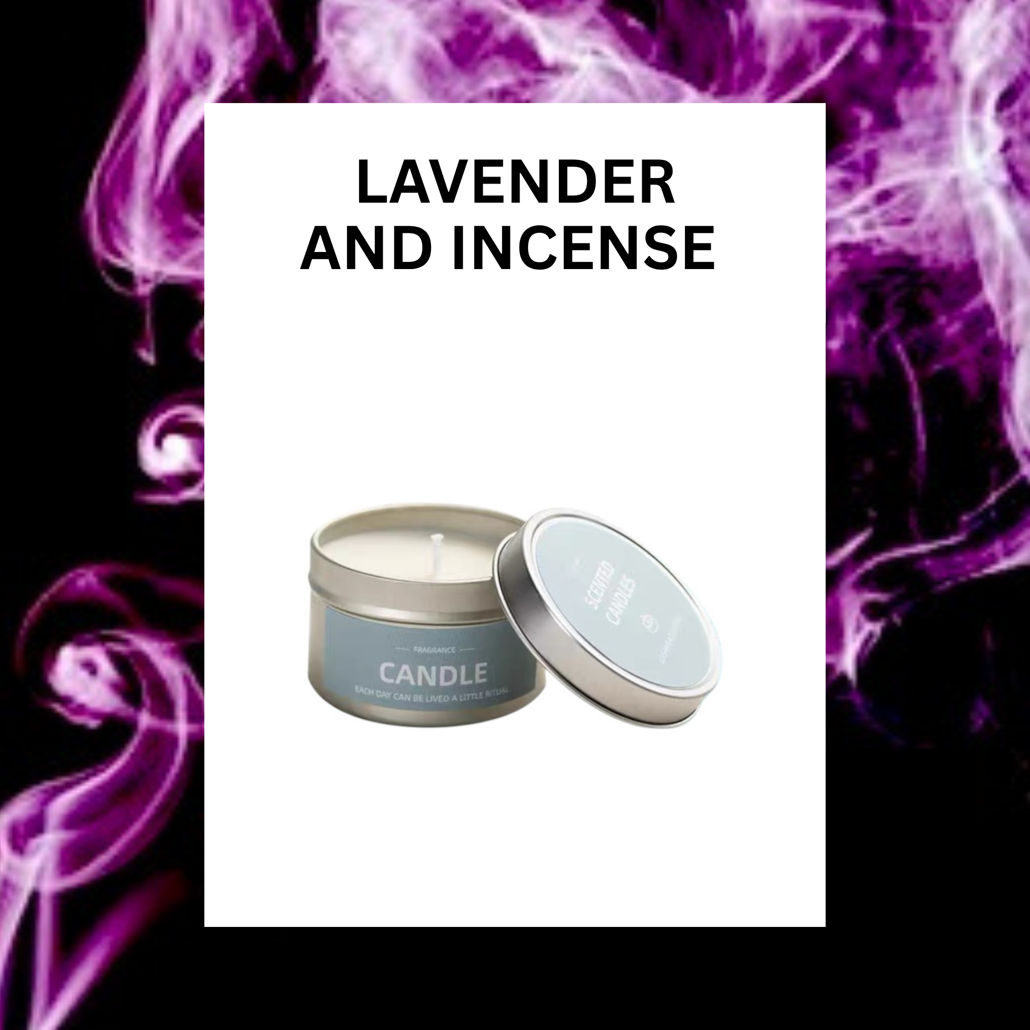 ASUREI Travel Tin Scented Candle Series | Free Water (10 Scents)