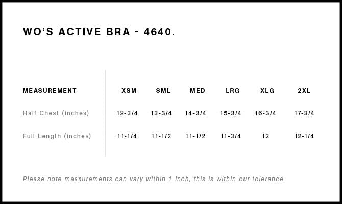 ASUREI Ladies Eco-Friendly Active Bra Top