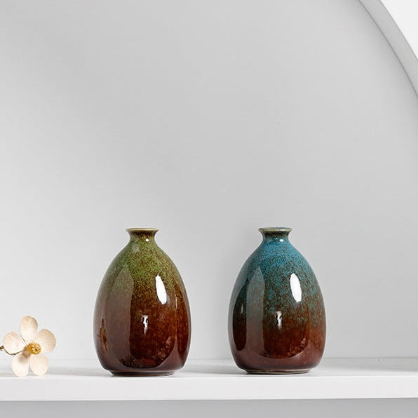 Kiln Series | Glaze Porcelain Vase (4 Colours)