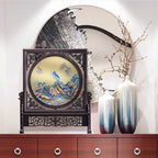 2-Sided Oriental Embroidery Art Display | 14 Unique Design Combinations
