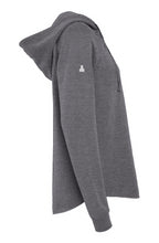 ASUREI Ladies Lightweight Wash Hooded Sweatshirt