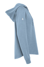 ASUREI Ladies Lightweight Wash Hooded Sweatshirt