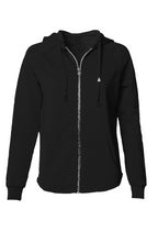 ASUREI Ladies Lightweight Wash Zip Hoodie