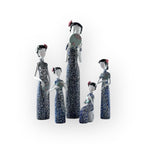 Oriental Lady in Cheongsam Display Figurine
