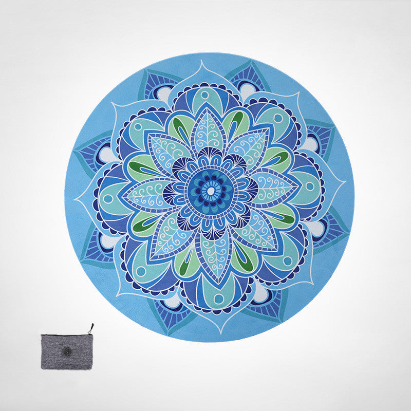 Ultra Thin Foldable Round Meditation Mat | 6 Designs