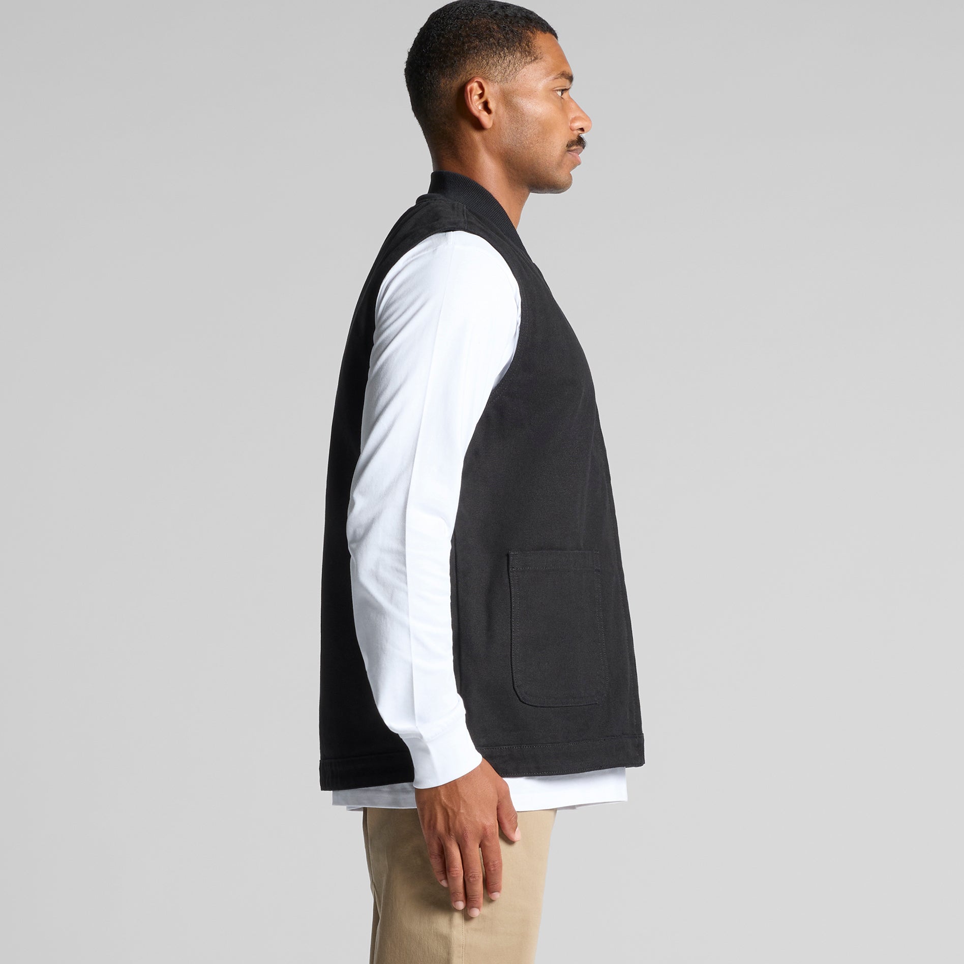 ASUREI Men Canvas Heavy Vest