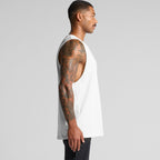 ASUREI Men Active Athlete Tank Top | 3 Colours | White