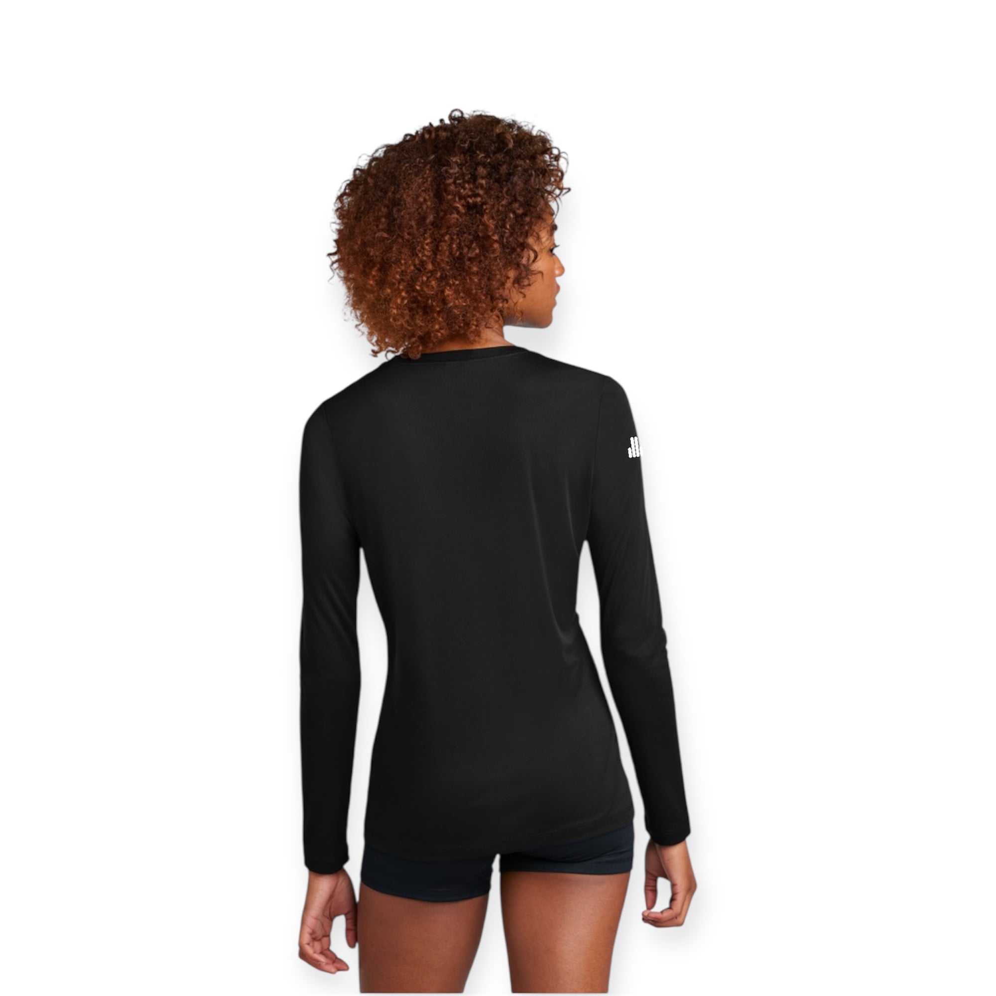 ASUREO Ladies Active Round-Neck Long Sleeve Tee
