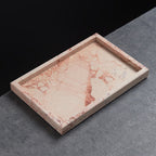 Marble Vanity Display Tray | 19 Colours | Antique Wood Grain
