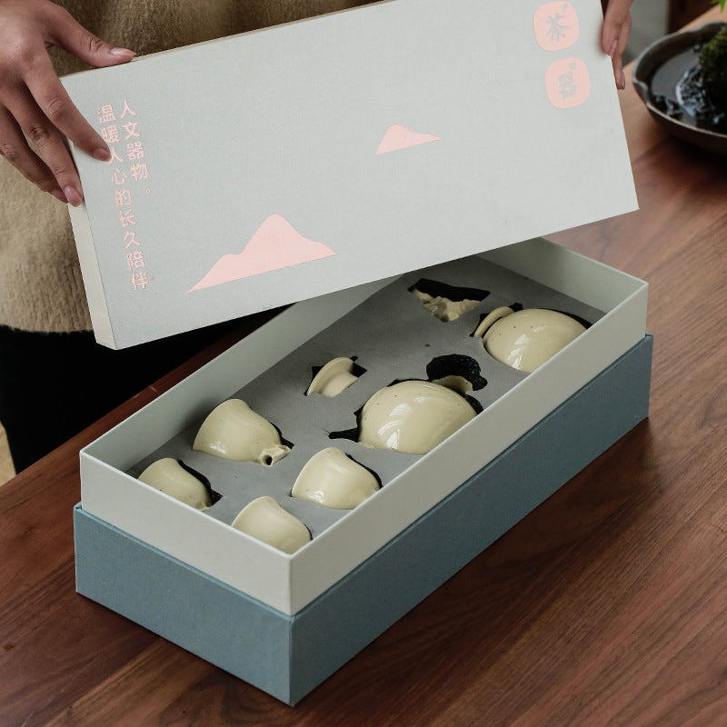 Oriental Lake Ceramic Tea Set | 2 Designs