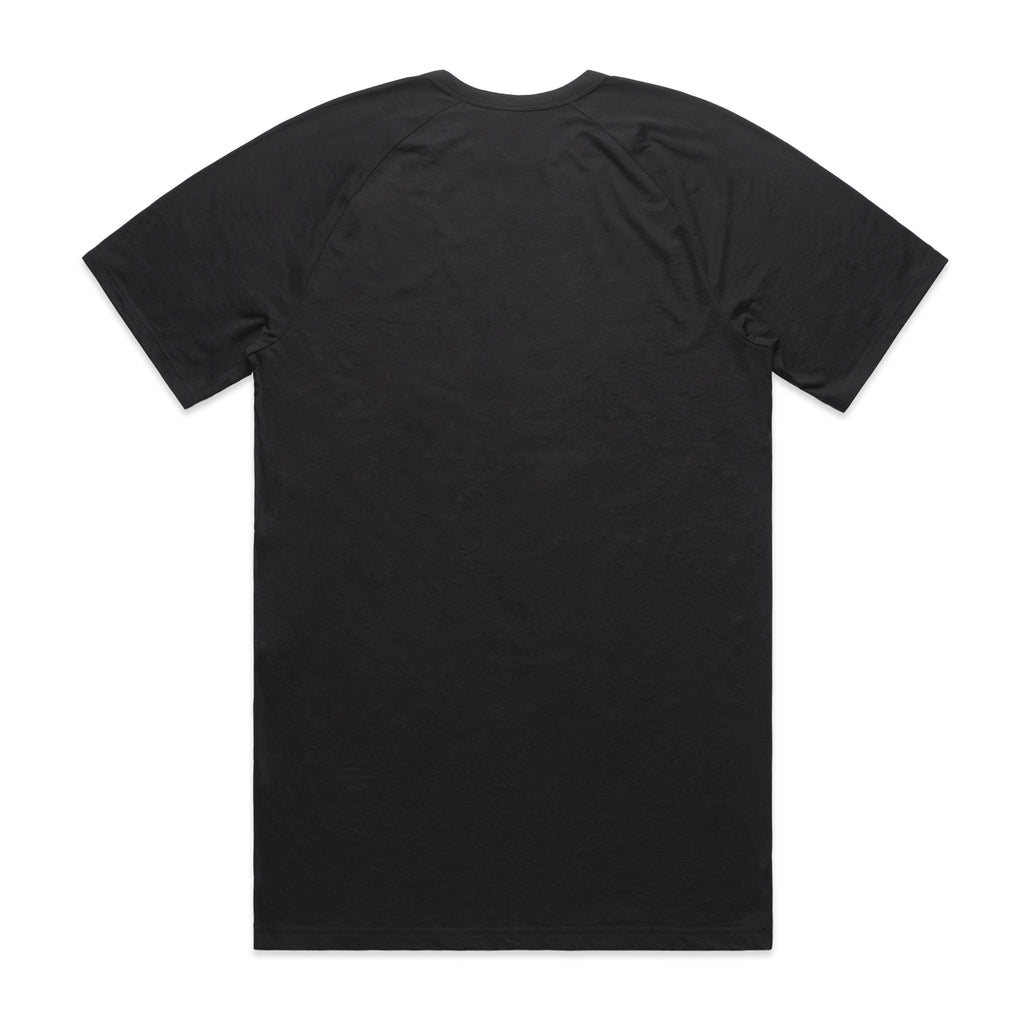 ASUREI Men Active Staple Blend Tee | 2 Colours | Black