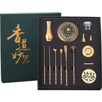 Exquisite Copper Incense Tools 12-Pieces Set
