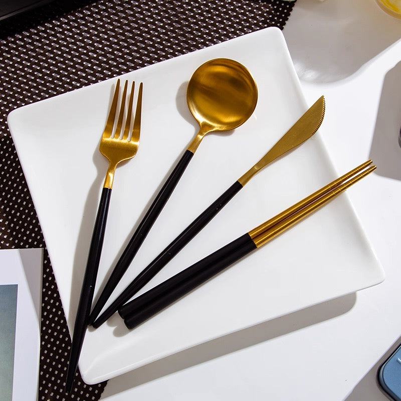 Portable Cutlery Set | Travel | (3-pc or 4pc)