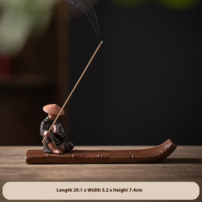 Fisherman on Bamboo Raft Incense Diffuser | 6 Designs