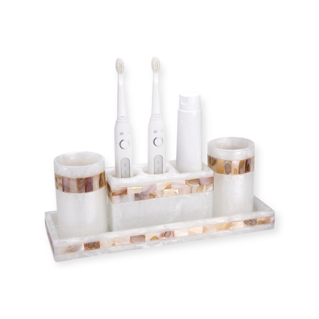 Mother of Pearl Bathroom Vanity Set | 14 Variants