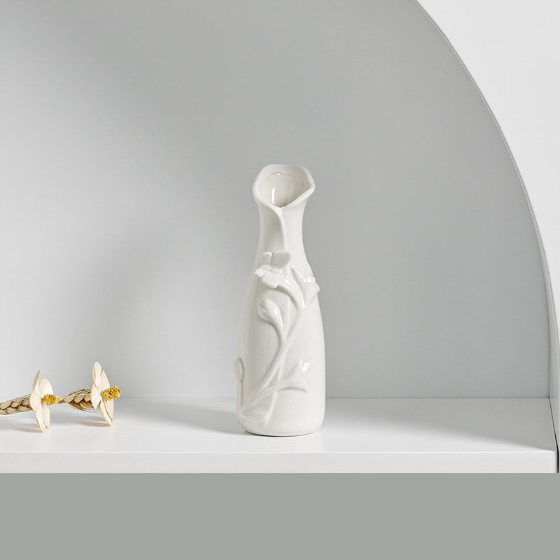 Bird and Flowers Series | Glazed Porcelain Vase (6 Designs)