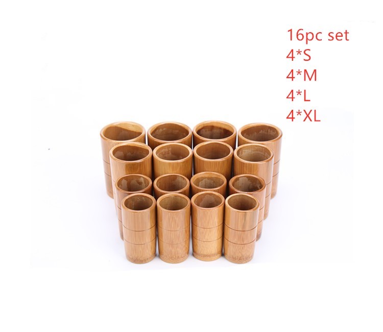 Carbonized Bamboo Cups