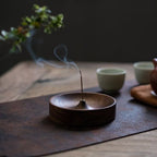 Zen Walnut Wood Incense Stick Holder