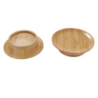 Dual-Use Bamboo Coaster and Wine Glass Lid