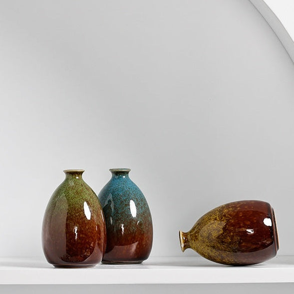 Kiln Series | Glaze Porcelain Vase (4 Colours)