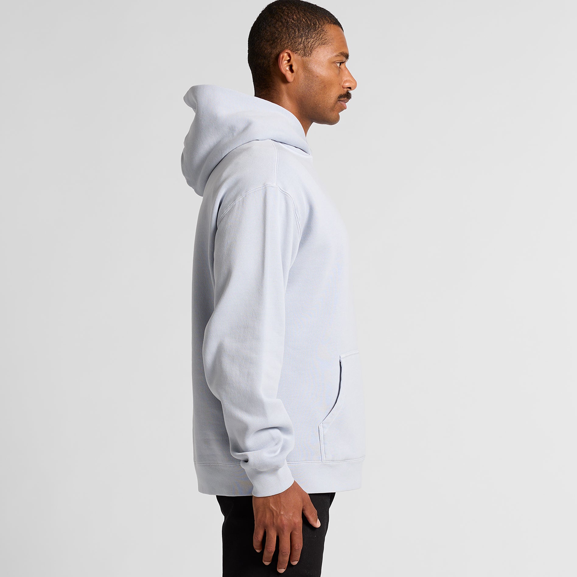 ASUREI Eco-Friendly Men Relax Faded Hoodie | 3 Colours | Powder