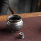 Three-Legged Antique Ceramic Bowl Incense Burner