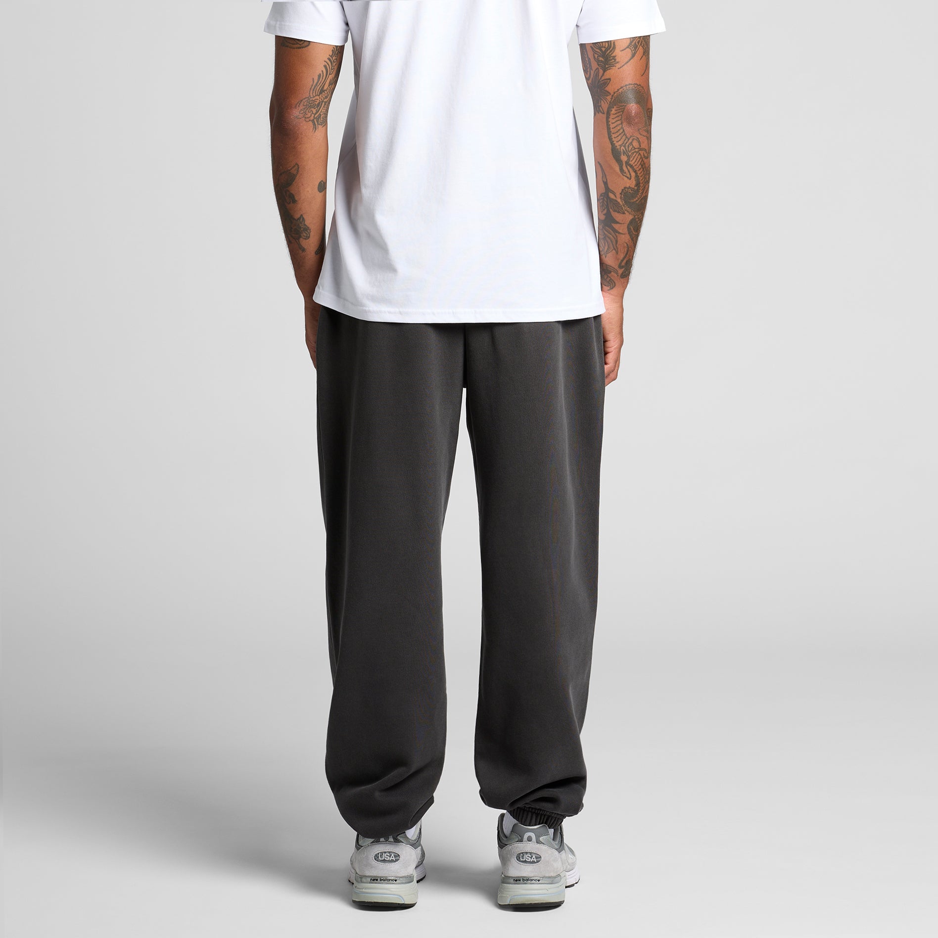 ASUREI Men Relax Faded Track Pants | 3 Colours | Faded Black