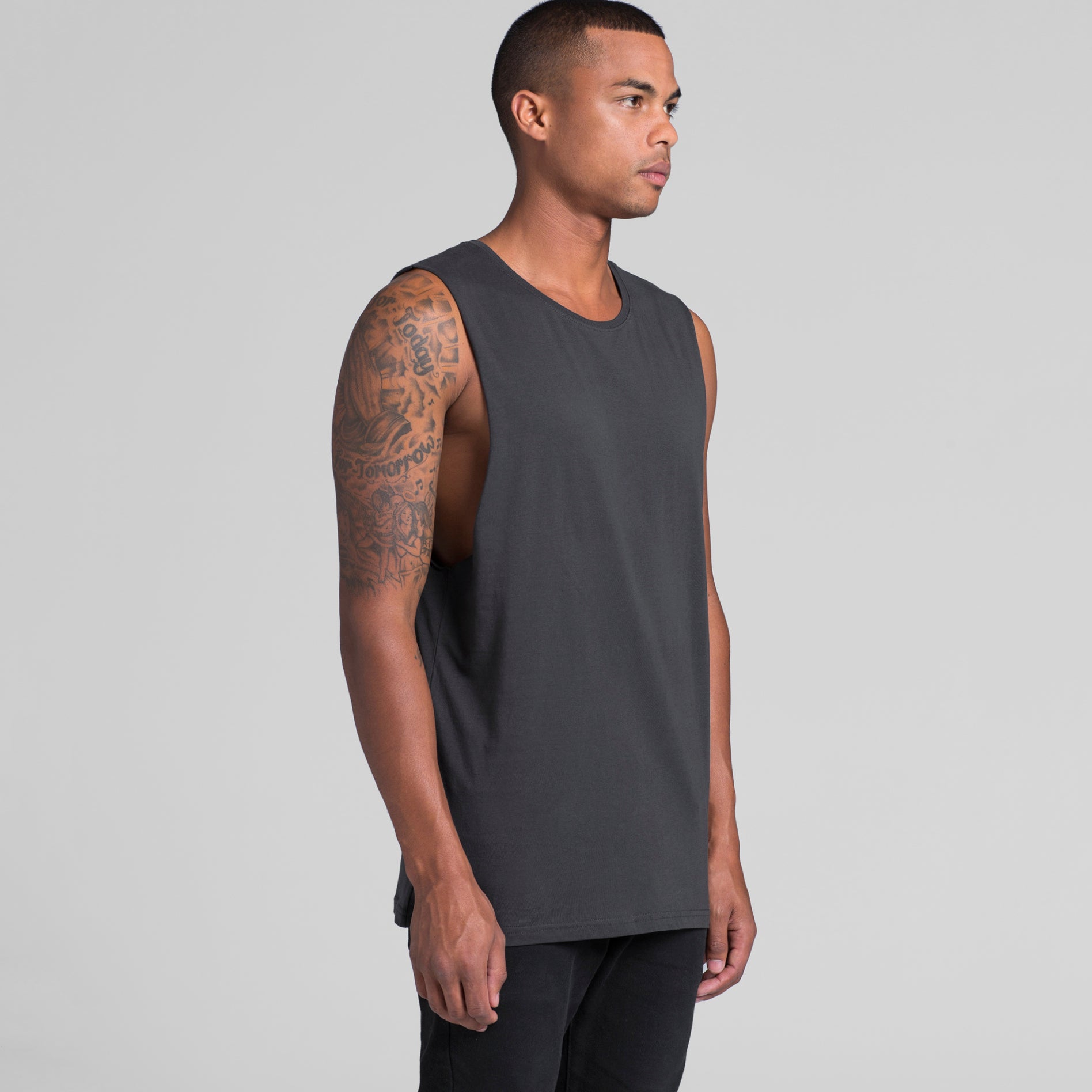 ASUREI Men Active Athlete Tank Top | 3 Colours | Coal