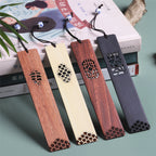 Oriental Wooden Bookmark 4-Piece Gift Set