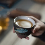 5 Blessings Ceramic Tea Cups Set