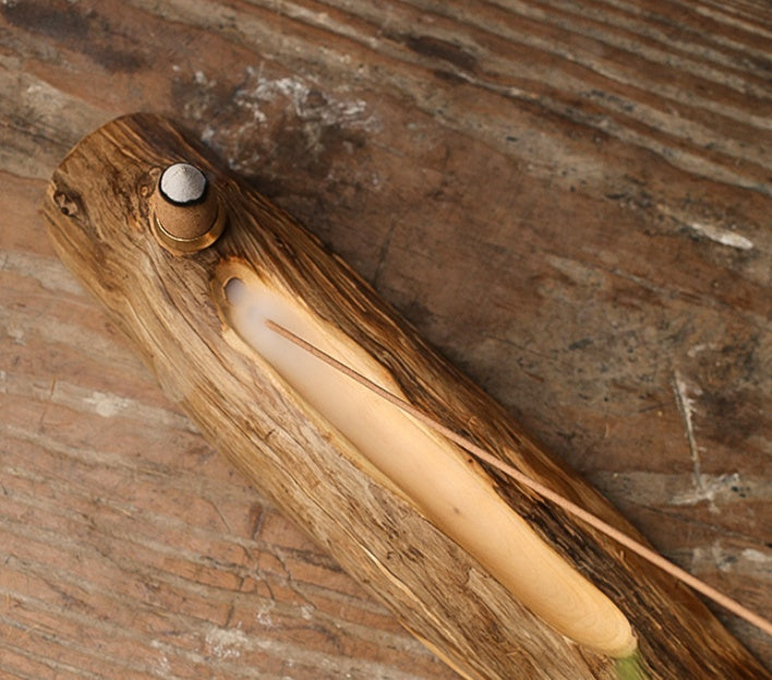 Man on Log Backflow Incense Diffuser