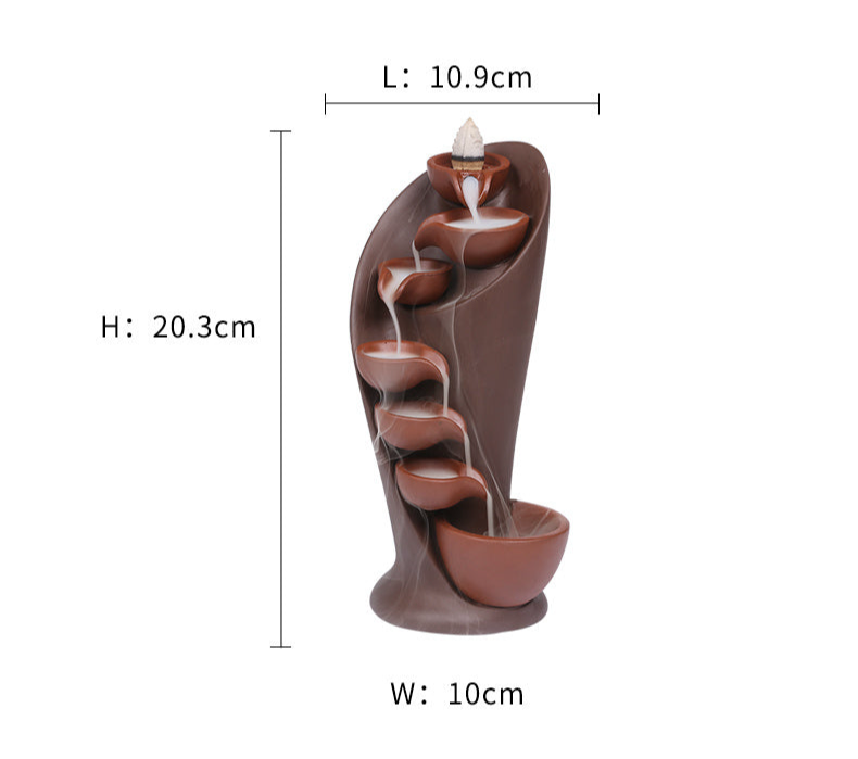 Creative Torch Ceramic Backflow Incense Burner