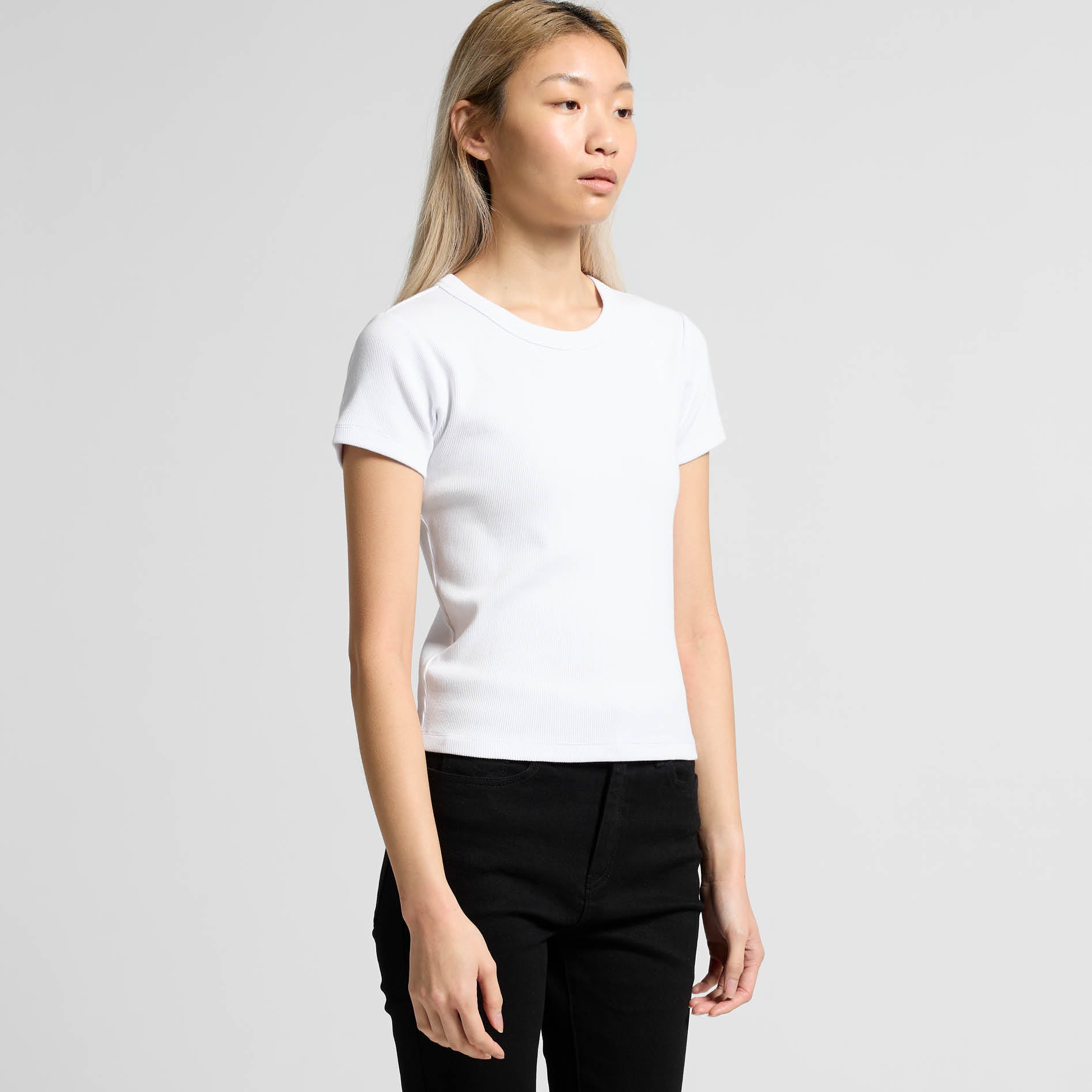 ASUREI Women Organic Rib Tee