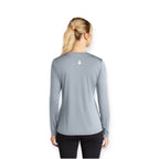 ASUREI Ladies Active V-Neck Long Sleeve Tee