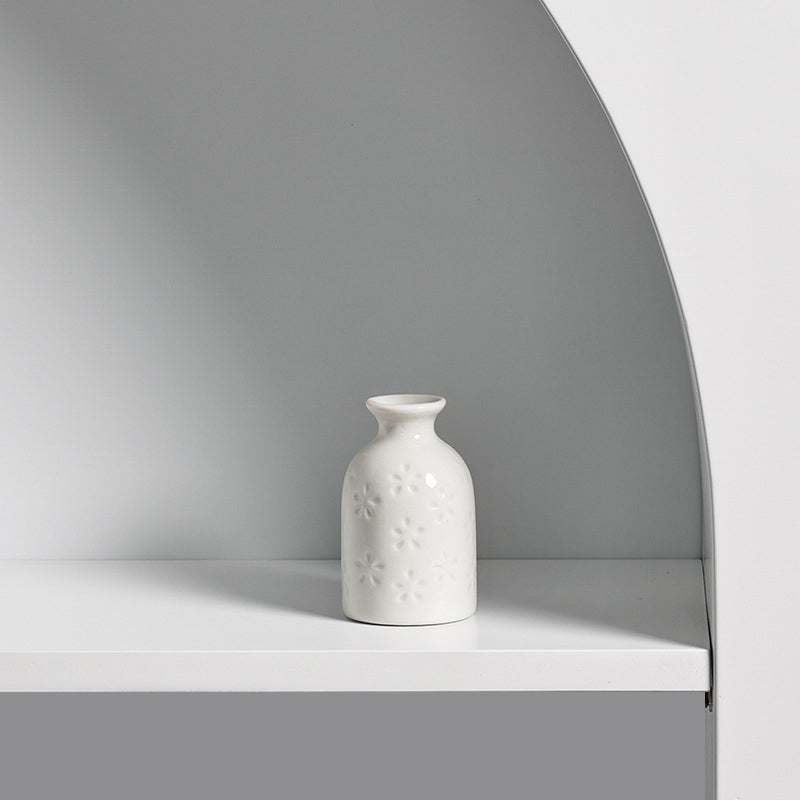 Mini Flower Petals Series | Glazed Porcelain Vase (5 Colours)