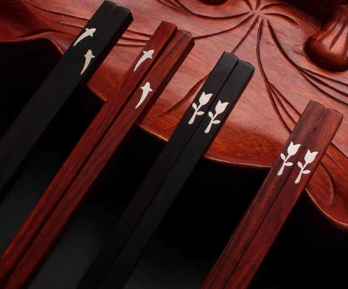 Pure Silver Chopsticks Gift Set | 16 Styles