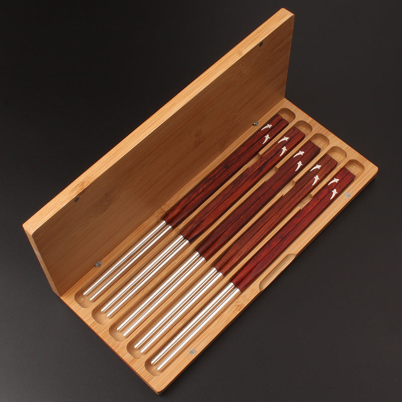 Pure Silver Chopsticks Gift Set | 16 Styles