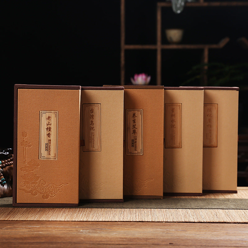 Premium Organic Backflow Incense Gift Box | 5 Scents | Revitalising Argy Wormwood