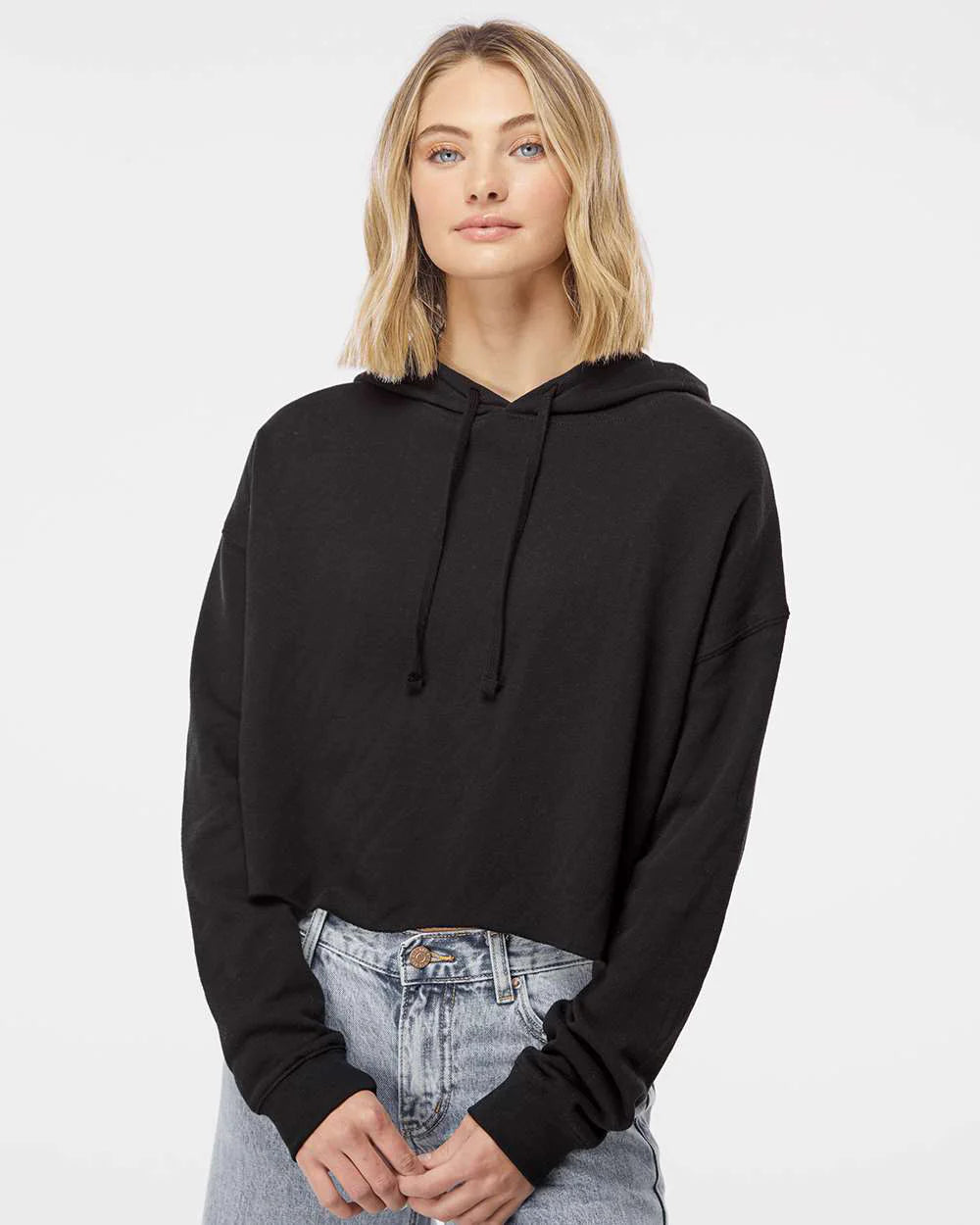 ASUREI Ladies Lightweight Crop Hoodie