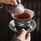 Auspicious Crane Tea Cups 11-Piece Set