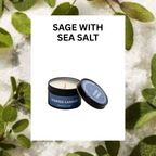 ASUREI Travel Tin Scented Candle Series | British Pear and Freesia (10 Scents)